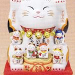 錦彩七福神招き猫（8号）